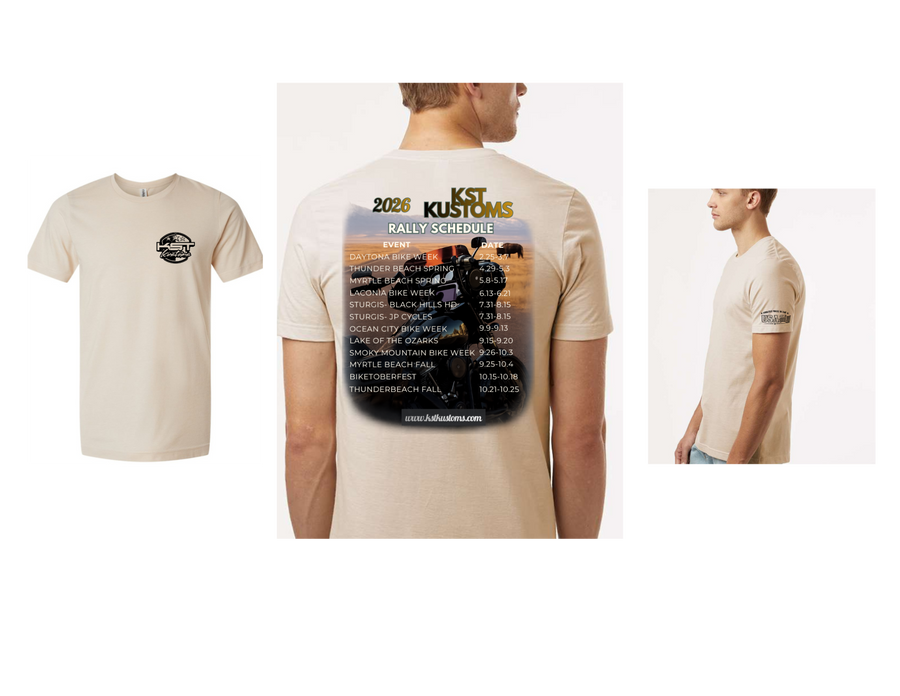 2026 Limited Edition KST Kustoms Rally tshirt